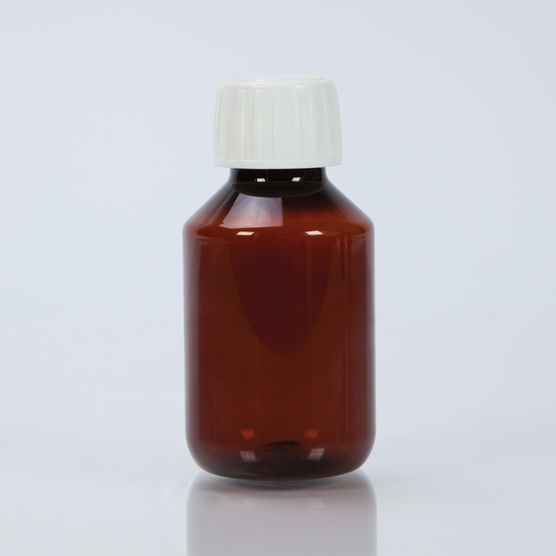 Amber Plastic Bottle Only 100mL Distinctive Medical