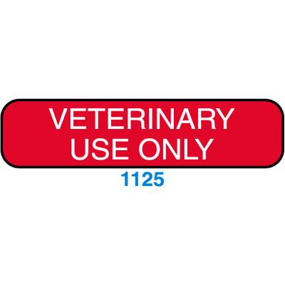 Veterinary Use Only Label
