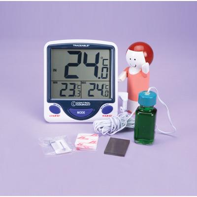 6400 Traceable Memory-Card Refrigerator/Freezer Bottle Thermometer