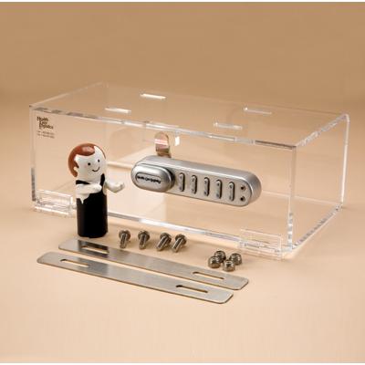 Small Hinged Door Locking Refrigerator Box with Keyless Entry Digital Lock