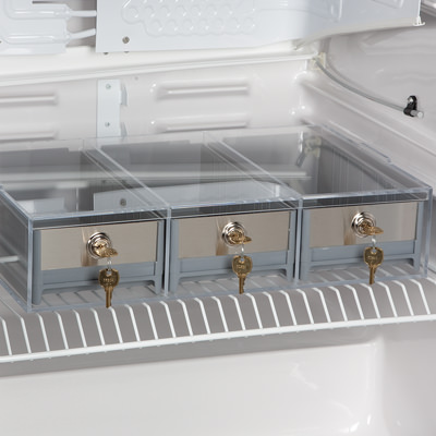 Small Locking Refrigerator Storage Box