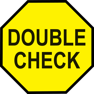 Double checked - Free signs icons