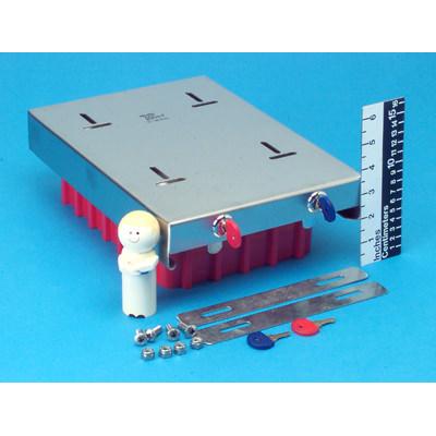 Refrigerator Storage Boxes, Double Lock