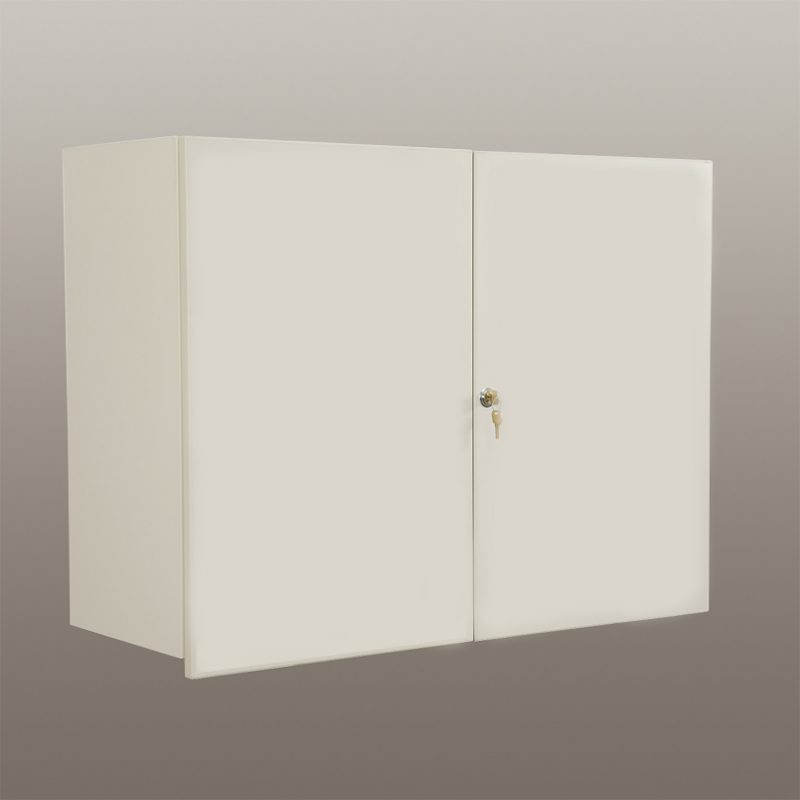Wall with Locking Overhang Doors, 36 Inch Distinctive Medical