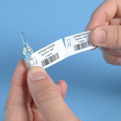 White Flag Receipt Label