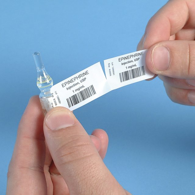 White Flag Receipt Label