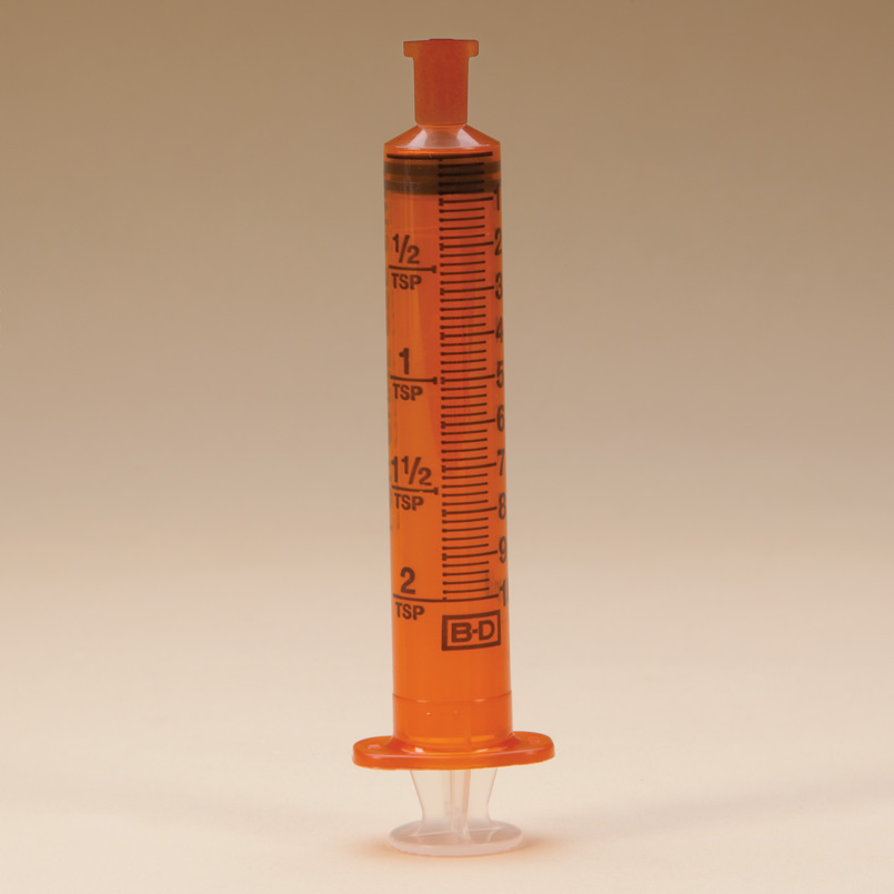 BD Oral Dispenser 10 mL Amber Distinctive Medical