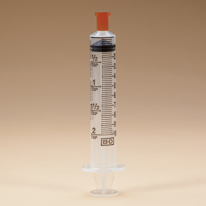 BD Oral Dispenser 10 mL Clear Distinctive Medical