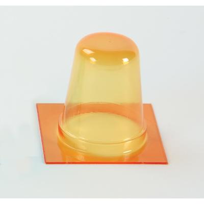 Round Extra High Barrier Blister, Amber, 1 Inch Deep