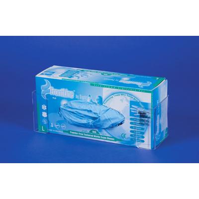 Clear plastic single glove dispenser