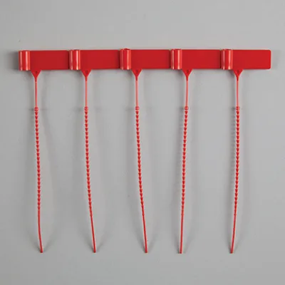 Red Medical Plastic Seals