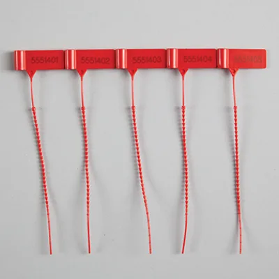 Red Consecutively Numbered Seals