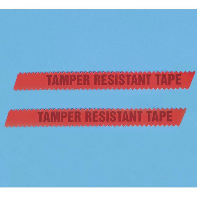 Red Tamper Resistant Tape