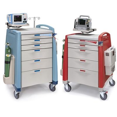 Avalo Emergency Cart blue and red