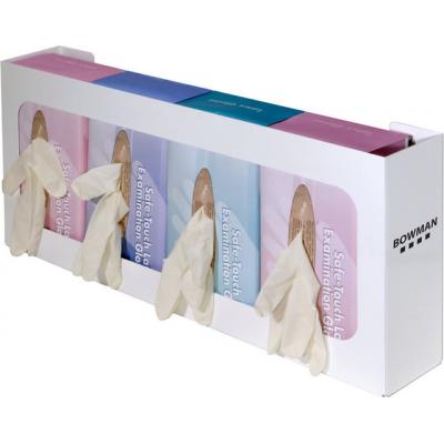 Quad Glove Dispenser made from Powder Coated Steel