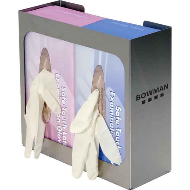 Double Glove Dispenser made from Stainless Steel