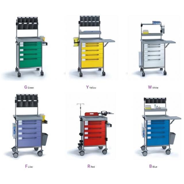 Insausti trolley colour options
