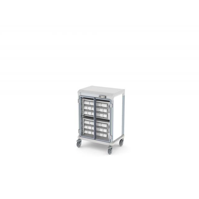 glass door e type healthcare storage