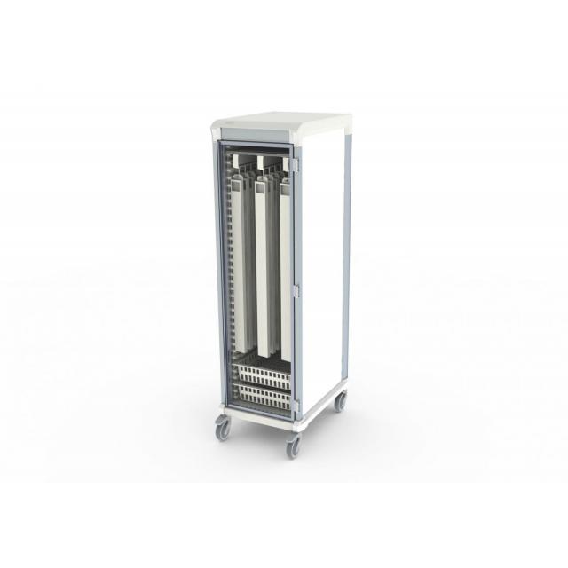 glass door u type single trolley HTM71 catheter holder
