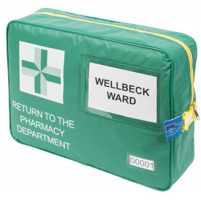 Green Pharmacy Gusset tamper resistant bag