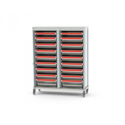 open cart e type double trolley htm71 storage