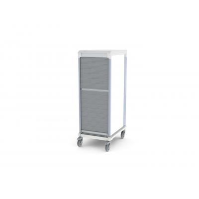 tambour door u type single trolley HTM71 storage for medical supplies