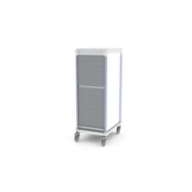 tambour door u type single trolley HTM71 storage for medical supplies